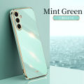 Samsung A56 5G 2025 Case For Samsung Galaxy A36 A16 A26 A56 5G SamsungA36 A 36 TPU Phone Casing Back Cover Shockproof Bumper Luxury Plating Straight Edge Soft Flexible All Include. 