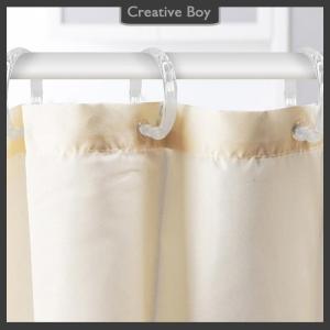 [Creative] 12Pcs Open Curtain Rings Curtain Rings Round Rings Shower Curtain Clips For Curtains And Curtain Rods