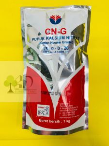 CN-G Pupuk kalsium nitrat 15-0-0-26 isi 1kg JOS TENAN dari PAK TANI