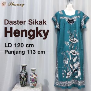 BISA COD Daster Sikak Hengky Motif Daun Kawung Pasta Baju Tidur Wanita murah meriah