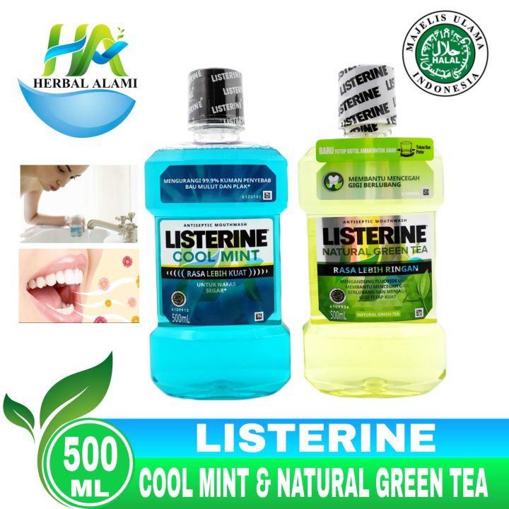 Listerine Antiseptic Mouthwash 500 ml Lazada Indonesia