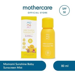 Momami Hello Sunshine Baby Sunscreen Mist 80Ml - Spray Tabir Surya