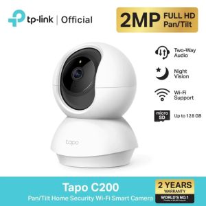 กล้องวงจรปิดไวWIFI TP-Link Tapo C200 ภาพคมชัด 2 MP Full HD/ Tapo C210 ภาพคมชัด 3 MP 2K ดูได้ผ่านApp