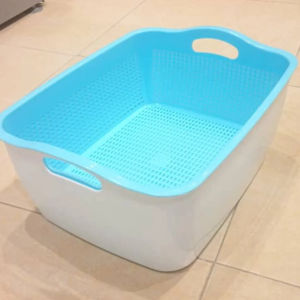 Set Keranjang FJ Serbaguna Tempat Simpan Cuci Peniris Nampan Sayur Buah Box Storage Organizer Parcel Gift Hampers SipBroo