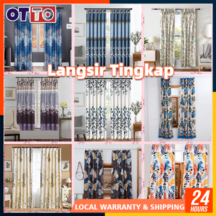 2024 Langsir Sliding Door / Langsir Tingkap Murah Cangkuk / Langsir ...