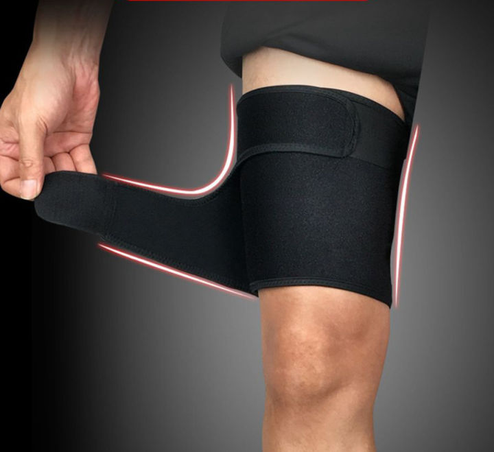 Adjustable Compression Thigh Sleeve Comfortable Thigh Support Brace