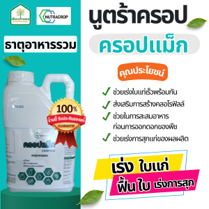 ครอปแม็ก ธาตุอาหารรวม ของแท้ 100% ช่วยเร่งการสุกแก่ของผลผลิต ขนาด  5 ลิตร