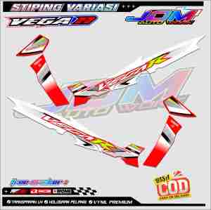 STRIPING VARIASI YAMAHA VEGA R OLD / STICKER LIST VARIASI MOTOR VEGA R OLD
