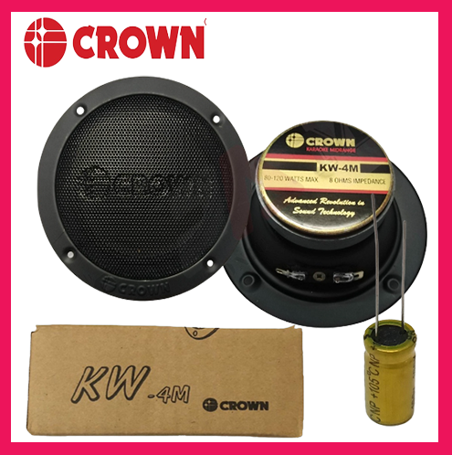 Original Crown KW-4M Inches 120W Ohms Professional Midrange