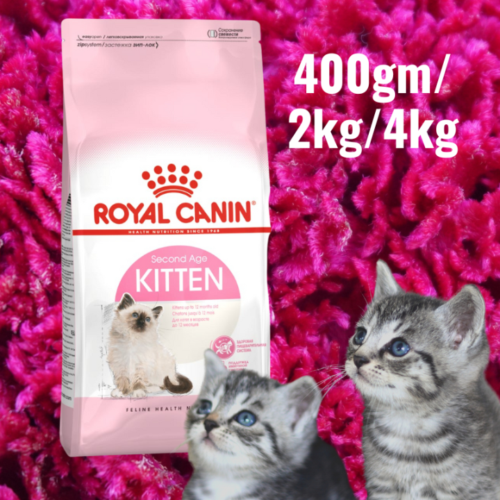 Royal Canin Kitten 400gm/ 2kg / 4kg kucing cat dry kibble | Lazada