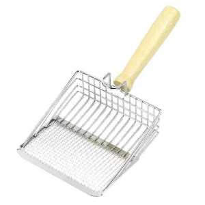 LHS Multi-Functional Sifting Kitten Toilet Cleaning Tool Pet Products Stainless Steel Cat Litter Shovel