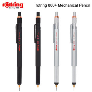 Rotring 800+ Automatic Mechanical Pencil 0.5mm/0.7mm  black/silver metal body