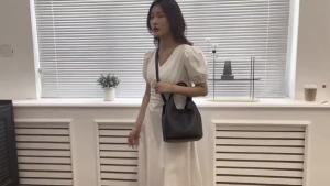 New handbag shoulder bag crossbody bag bucket style cow leather for women-152c4c8b