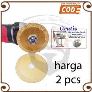 Penjepit Mini Klem Catok Table Vice + Mata Diamond Wheel Gerinda Potong Besi Almunium