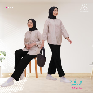 CELANA OLAHRAGA SPORTY WANITA NIBRAS ALNITA LEIF CAVIAR