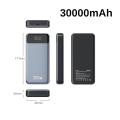 AIRDROPTECH 130W 20000 / 30000 mAh Laptop Power Bank PD 100W Fast Charging Portable Charger Powerbank for Dell Lenovo HP MacBook Air Samsung S23 iPhone 15 14 13 Pro Max for Pixel iPad Xiaomi Huawei Mobile Phones GAN Power Adapter. 