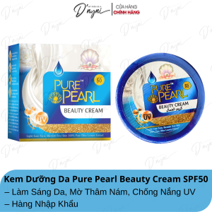 Kem Dưỡng Da Pure Pearl Beauty Cream SPF50 – Làm Sáng Da Mờ Thâm Nám Chống Nắng UV – Hàng Nhập Khẩu