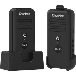 SapphireShops ChunHee Waterproof Intercom Doorbell for Outdoor Gate Two-Way Voice Door Bell NON-WIFI Model HI03 Rechargable Battery