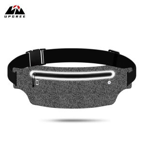 UPGREE Fashion Waist Bag Outdoor Sports Waist Pack Bag Ultrathin Pouches Mens Waist Belts Bag Chest Bag Adjustable Running Pouch Waterproof Crossbody Bag Money Phone Waist Fanny Pack Jogging Belt Fanny Pack With Reflective Strip for Workouts Sports Outdo