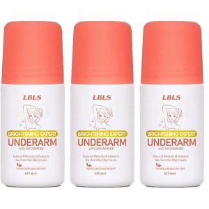 BUY 1 TAKE 4 FDA Japan Whitening Underarm Powder Dry Deodorant Under Arm Deo Roll on 40ml White Skin