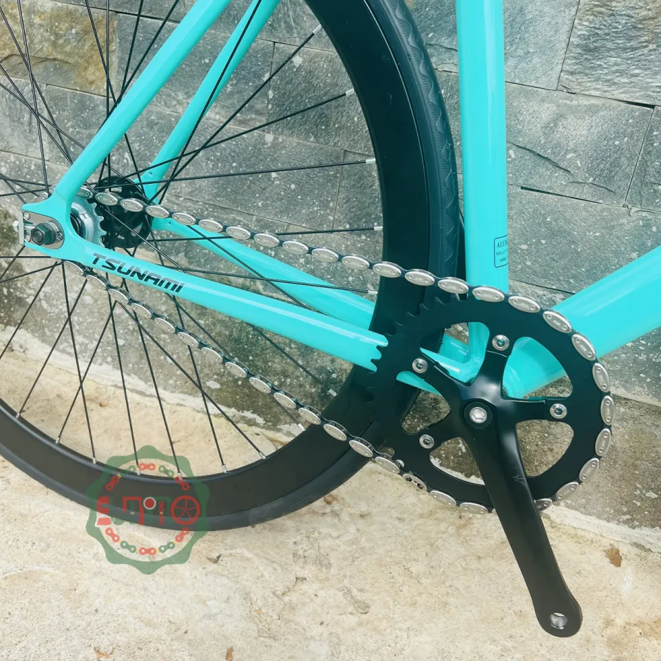 Review mẫu xe đạp Fixed Gear tsunami snm100
