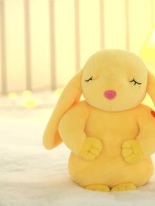 《带娃神器》【1437人收藏】兔子安抚玩偶哄睡婴儿宝宝睡觉神器新生儿陪睡眠毛绒娃娃玩具手偶