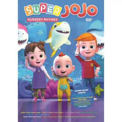 22 CHILDREN SONGS SUPER JOJO NURSERY RHYMES DVD ( COVER RANDOM )