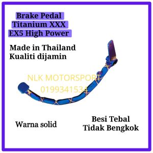Main Stand Double Stand Tongkat/Gear Lever/Brake pedal Titanium XXX EX5 High Power / Dream