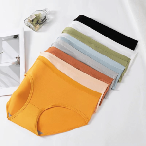 (แพ็ค10ตัว) กางเกงในสีพาสเทล A37 กางเกงในผ้ายืด เป้า2ชั้น ระบายอากาศได้ดี พร้อมส่ง