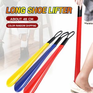 Long Handled Shoe Horn Plastic Long Shoehorn Shoe Helper Lifter Pull Shoehorn Slip Handle Long Shoehorn Shoes Accessorie