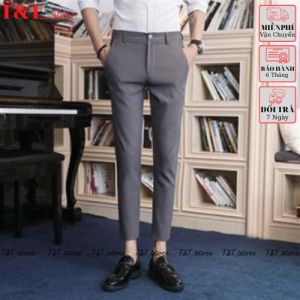 Quần Tây Nam BIG SIZE Quần Tây Âu Nam Ống Côn Dáng Body Vải Co Giãn 4 Chiều Cao Cấp