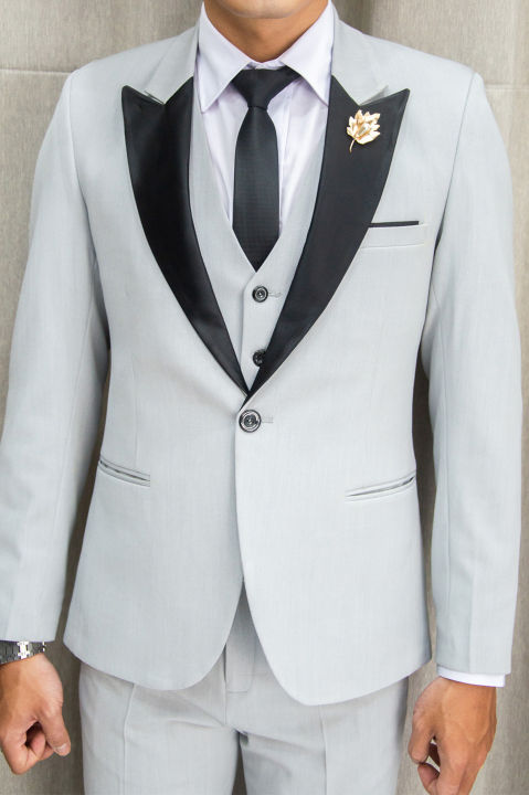 Tuxedo Đen - Trắng Dsuit - Suit và Vest nam cao cấp