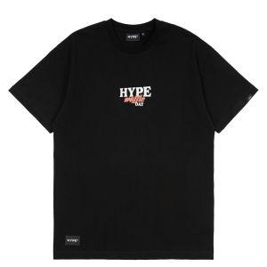 HYPE Cartoon Sweet Strawberry Cake T-shirt Round neck Loose and simple mens and womens high-quality cotton top