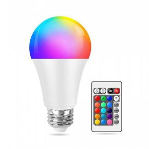 220V 240V E27 RGB LED Bulb Light 20W 15W 10W 5W RGBWW Light LED Lampada Changeable Colorful RGBW LED Lamp With IR Remote Control RGB Bulbs RGB Light for birthday party Lamp lighting