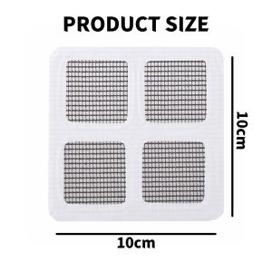 (10 PCS) Disposable Floor Drain Sticker Anti-blocking Filter Hair Catcher Insect-Proof Mesh Sewer Cover Kitchen Bathroom