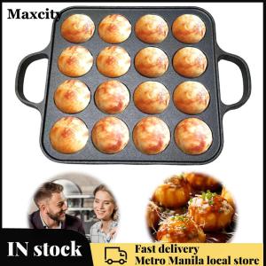 16 Hole Iron Takoyaki Maker Non-Stick Octopus Meatball Pan for Home Kitchen