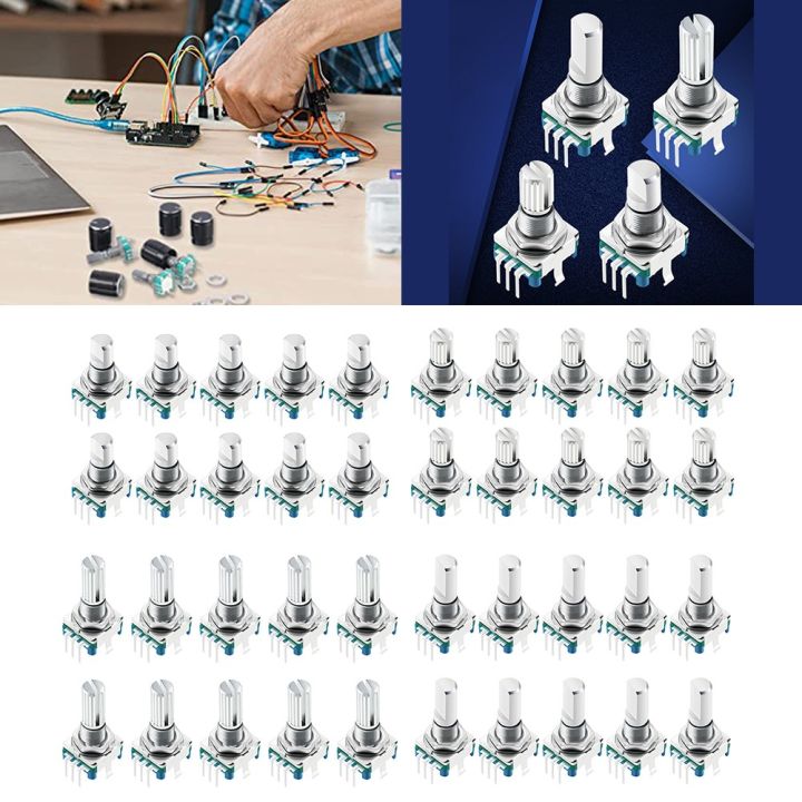 (ready stock) EC11 Rotary Encoder Set of 10 Featuring Built In Push ...