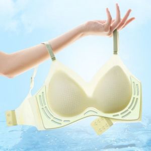 CHICNOOK Starry Sky Cup Wireless Bra Traceless Beautiful Back Deep V Bra Sweet Underwear Bralettes for Women Women
