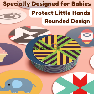 Kidshouse Infants Baby Visual Stimulation Flash Cards Black White Colorful Flashcard 0-36 months ET100