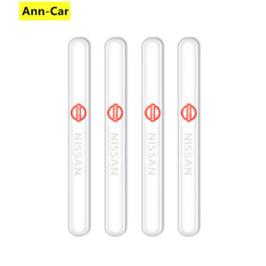 【Ann-Car】4PCS/SET Nissan Car Door Handle Protector Cover Inner Bowl Anti Scratch Sticker Almera Serena X-Trail Teana