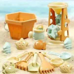 TRTEWWS Shovel Outdoor Beach Toys Set Lightweight Cartoon Beach Bucket Toys Shovel Water Game Portable Beach Sand Play Toys Summer