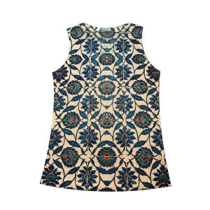 REHIN Womens T-shirt Sleeveless Knit Vest with Breathable Skin-Friendly Fabric and Unique Print Pattern Slim fit S-3XL PLUS size for Summer Fashion Tops