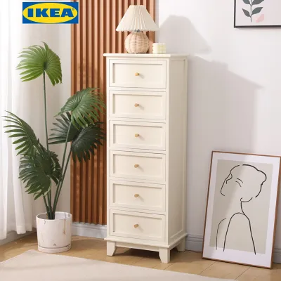 IKEA IKEA authentic pure solid wood chest of drawers living room side chest of drawers locker bedroom bedside table storage fans.