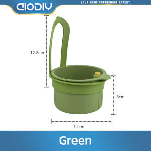 AIODIY detachable Drain Basket For Kitchen Drain Shelf Kitchen Sink Strainer Basket Multipurpose Sink Strainer Hangs On Faucet