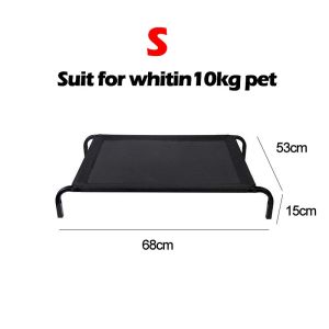 Dog Bed Bigger Size Breathable Cooling Mesh Elevated Pet Bed Bigger Size pet bed steel frame house anti skin disease