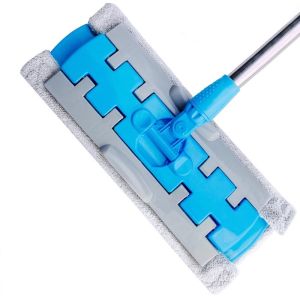 【🔥🔥Hot Sell】Household Flat Mop Dry And Wet Floor Mop Cloth Handfree Washing Clean Wood Floor Tile 免手洗平板拖把