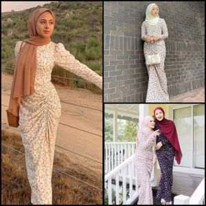 (PRE ORDER!) MODERN GLAM WRINKLE DRESS LONG SLEEVE WOMEN DRESS SKIRT | VIRAL DRESS KEDUT OOTD HIJABISTA INSTAFAMOUS SELEBGRAM DRESS BAJU RAYA MODEN BRIDEMAID TEMA PASTEL