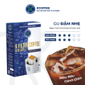 Cà Phê Phin Giấy Nguyên Chất 100% Arabica K Filter Coffee Blue Son La 105G - Thương Hiệu K COFFEE. 
