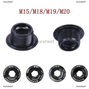 [COD] livestwef M15 M18 M19 M20 Aluminum Alloy MTB Bicycle Crank Screw Cap Road Bike Crankset Cover Caps Bolt