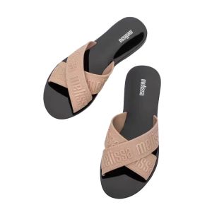 Official store 2023 5 colors Melissas slippers women simple style comfort Flats girls beach shoes ladies melissas sandals